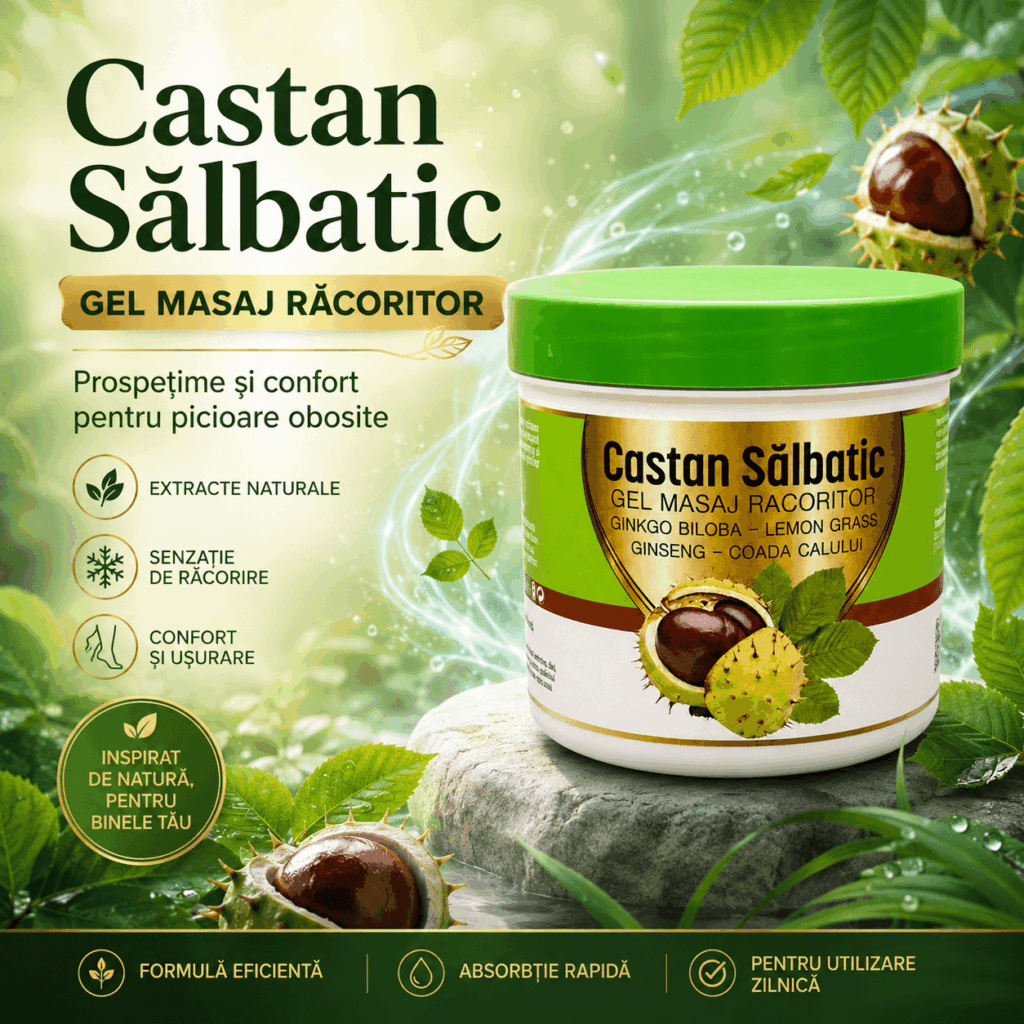 Castan Sălbatic gel de masaj răcoritor